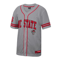 Colosseum Gray NC State Wolfpack Free Spirited Baseball Jersey