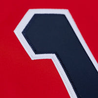 Atlanta Braves Chipper Jones Mitchell & Ness Red 2006 Cooperstown Collection Authentic Jersey