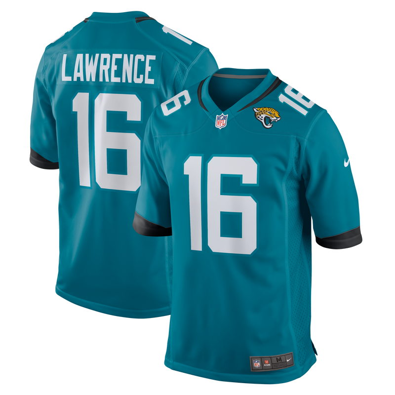 Jacksonville Jaguars Trevor Lawrence Nike Teal Home Game Jersey