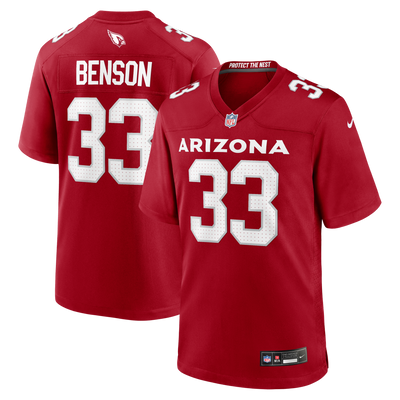 Arizona Cardinals Trey Benson Nike Cardinal Team Game Jersey