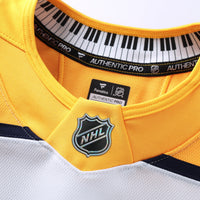 Nashville Predators Fanatics White Away Authentic Pro Jersey