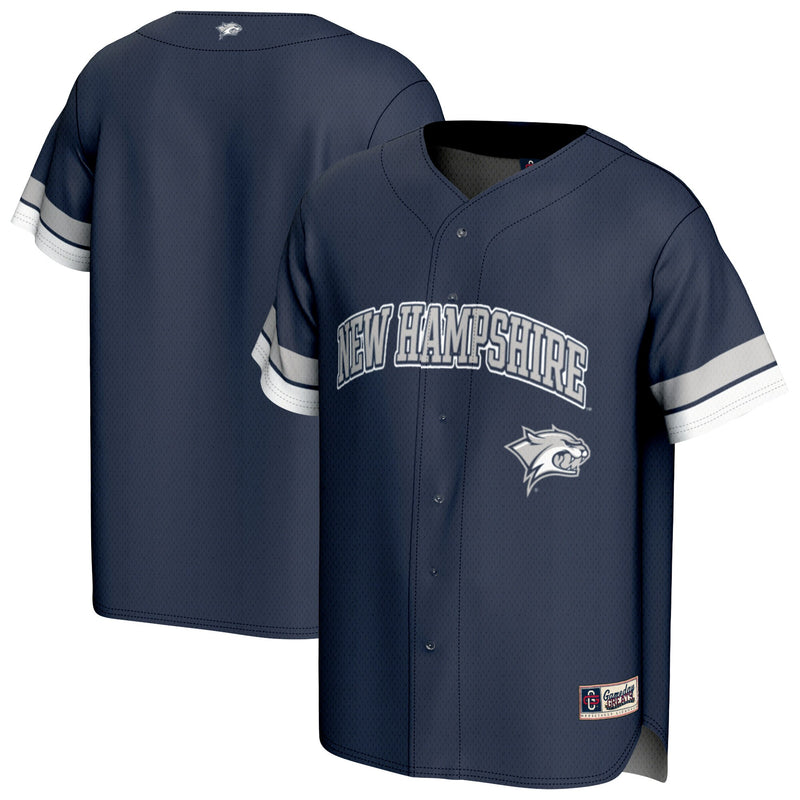 New Hampshire Wildcats GameDay Greats Spirit Baseball Jersey - Navy