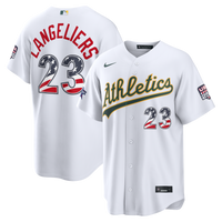 2026 All-Star Edition Stars & Stripes Athletics Shea Langeliers Nike White Stadium Jersey