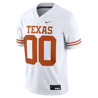 Texas Longhorns Nike NIL Pick-A-Player Game Jersey - White