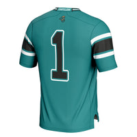 #1 Coastal Carolina Chanticleers GameDay Greats Football Jersey - Teal