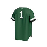 GameDay Greats #1 Green Hawaii Rainbow Warriors Lightweight Collegiate Baseball Fashion Jersey