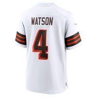 Cleveland Browns Deshaun Watson Nike White Alternate Game Jersey