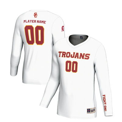 USC Trojans GameDay Greats NIL Pick-A-Player Lightweight Volleyball Jersey – White
