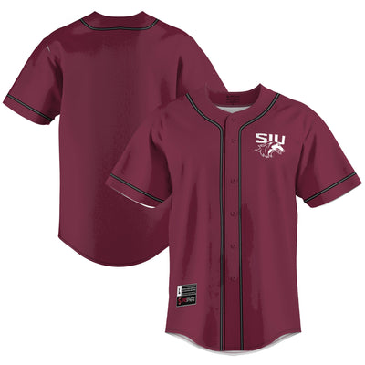 Southern Illinois Salukis GameDay Greats Lightweight Baseball Jersey - Maroon