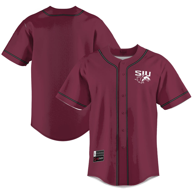 Southern Illinois Salukis GameDay Greats Lightweight Baseball Jersey - Maroon