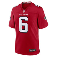 Atlanta Falcons Nick Folk Nike Red Team Game Jersey