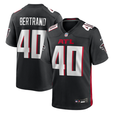 Atlanta Falcons JD Bertrand Nike Black Team Game Jersey