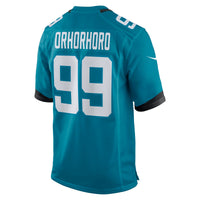 Jacksonville Jaguars Ruke Orhorhoro Nike Teal Team Game Jersey