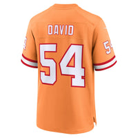 Tampa Bay Buccaneers Lavonte David Nike Orange Throwback Game Jersey