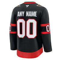 Ottawa Senators Fanatics Black Home Premium Custom Jersey