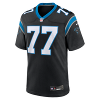 Carolina Panthers Luke Fortner Nike Black Team Game Jersey
