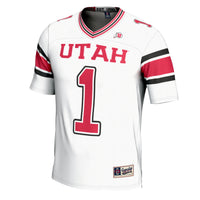 #1 Utah Utes GameDay Greats Football Jersey - Cardinal