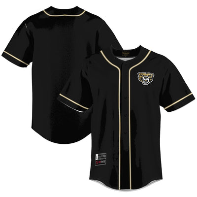 Oakland Golden Grizzlies GameDay Greats Lightweight Baseball Jersey - Black