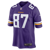 Minnesota Vikings T.J. Hockenson Nike Purple Game Player Jersey