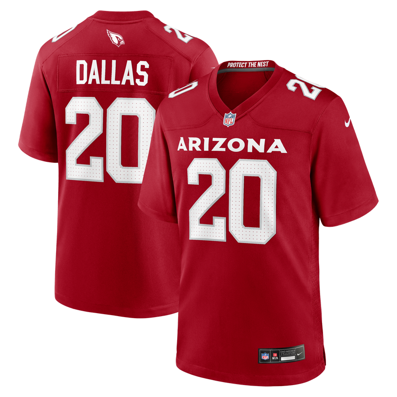 Arizona Cardinals DeeJay Dallas Nike Cardinal Team Game Jersey