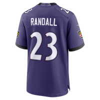 Baltimore Ravens Adam Randall Nike Purple Team Game Jersey