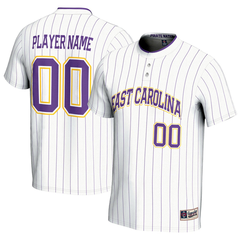 ECU Pirates GameDay Greats NIL Pick-A-Player Lightweight Softball Jersey - White