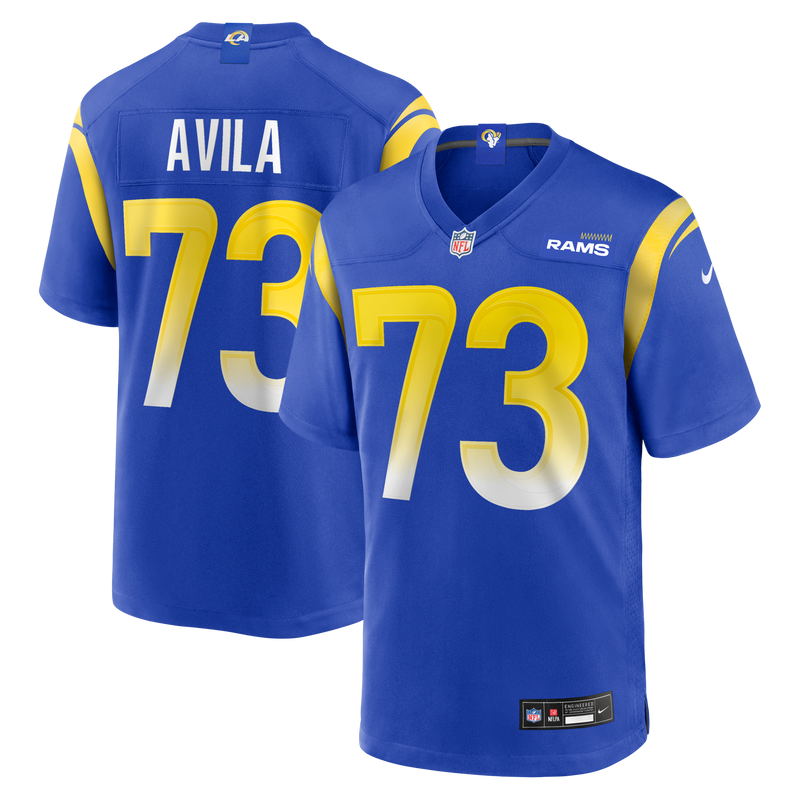 Los Angeles Rams Steve Avila Nike Royal Home Game Jersey