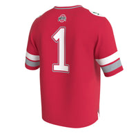 Ohio State Buckeyes GameDay Greats Lightweight Collegiate Football Fashion Jersey - Scarlet