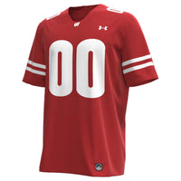Wisconsin Badgers Under Armour NIL Pick-A-Player Replica Football Jersey - Red