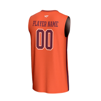 Virginia Tech Hokies GameDay Greats NIL Pick-A-Player Lightweight Basketball Fashion Jersey - Orange