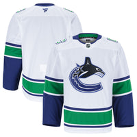 Vancouver Canucks Fanatics White Away Authentic Pro Jersey