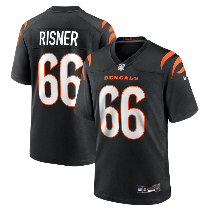 Cincinnati Bengals Dalton Risner Nike Black Team Game Jersey