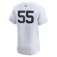 New York Yankees Carlos Rodon Nike White Home Elite Player Jersey