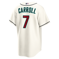 Arizona Diamondbacks Corbin Carroll Nike Cream Home Replica Jersey