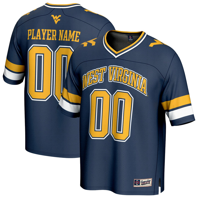 West Virginia Mountaineers GameDay Greats NIL Pick-A-Player Football Fashion Jersey - Navy