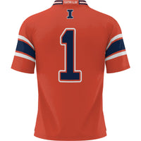 #1 Illinois Fighting Illini GameDay Greats Football Jersey - Orange
