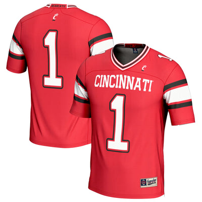 #1 Cincinnati Bearcats GameDay Greats Lightweight Football Fashion Jersey - Red