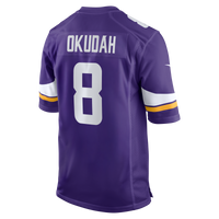 Minnesota Vikings Jeff Okudah Nike Purple Team Game Jersey