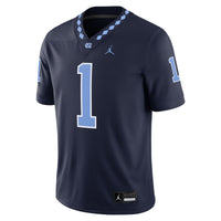 #1 North Carolina Tar Heels Jordan Brand Alternate Game Jersey - Navy