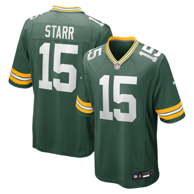 Green Bay Packers Bart Starr Nike Green Game Retired Player Jersey