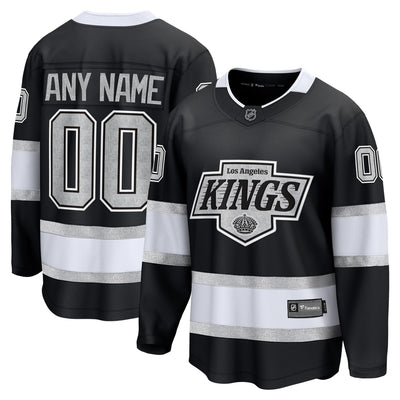 Los Angeles Kings Fanatics Black Home Breakaway Custom Jersey