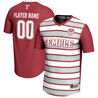 Temple Owls GameDay Greats Collegiate Soccer NIL Pick-A-Player Fashion Jersey - Cherry/White