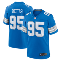 Detroit Lions Mathieu Betts Nike Blue Game Jersey