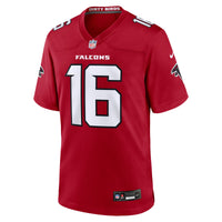 Atlanta Falcons Jake Bailey Nike Red Team Game Jersey