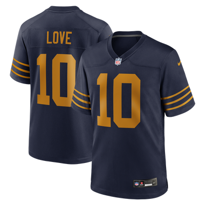 Green Bay Packers Jordan Love Nike Navy The 1923 Classic Game Jersey