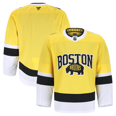 Boston Bruins Fanatics Gold 2026 NHL Stadium Series Authentic Pro Jersey