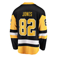Pittsburgh Penguins Caleb Jones Fanatics Black Home Breakaway Jersey