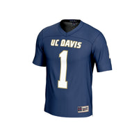 UC Davis Aggies GameDay Greats Lightweight Collegiate Football Fashion Jersey - Navy