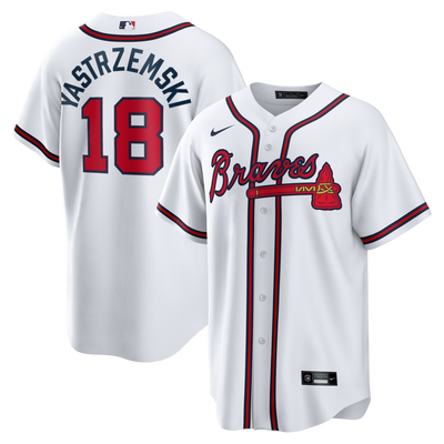 Atlanta Braves Mike Yastrzemski Nike White Replica Jersey