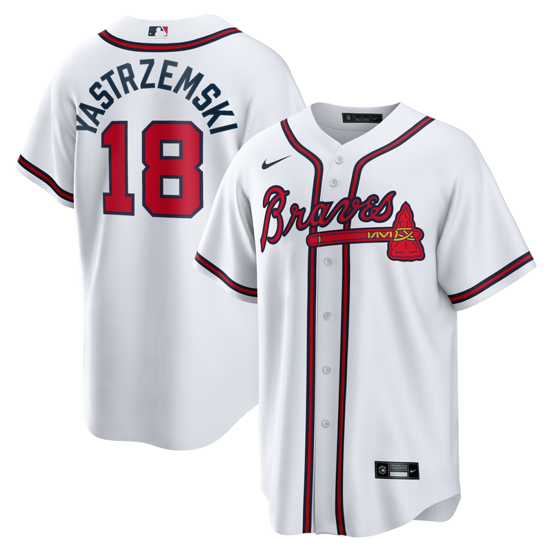 Atlanta Braves Mike Yastrzemski Nike White Replica Jersey